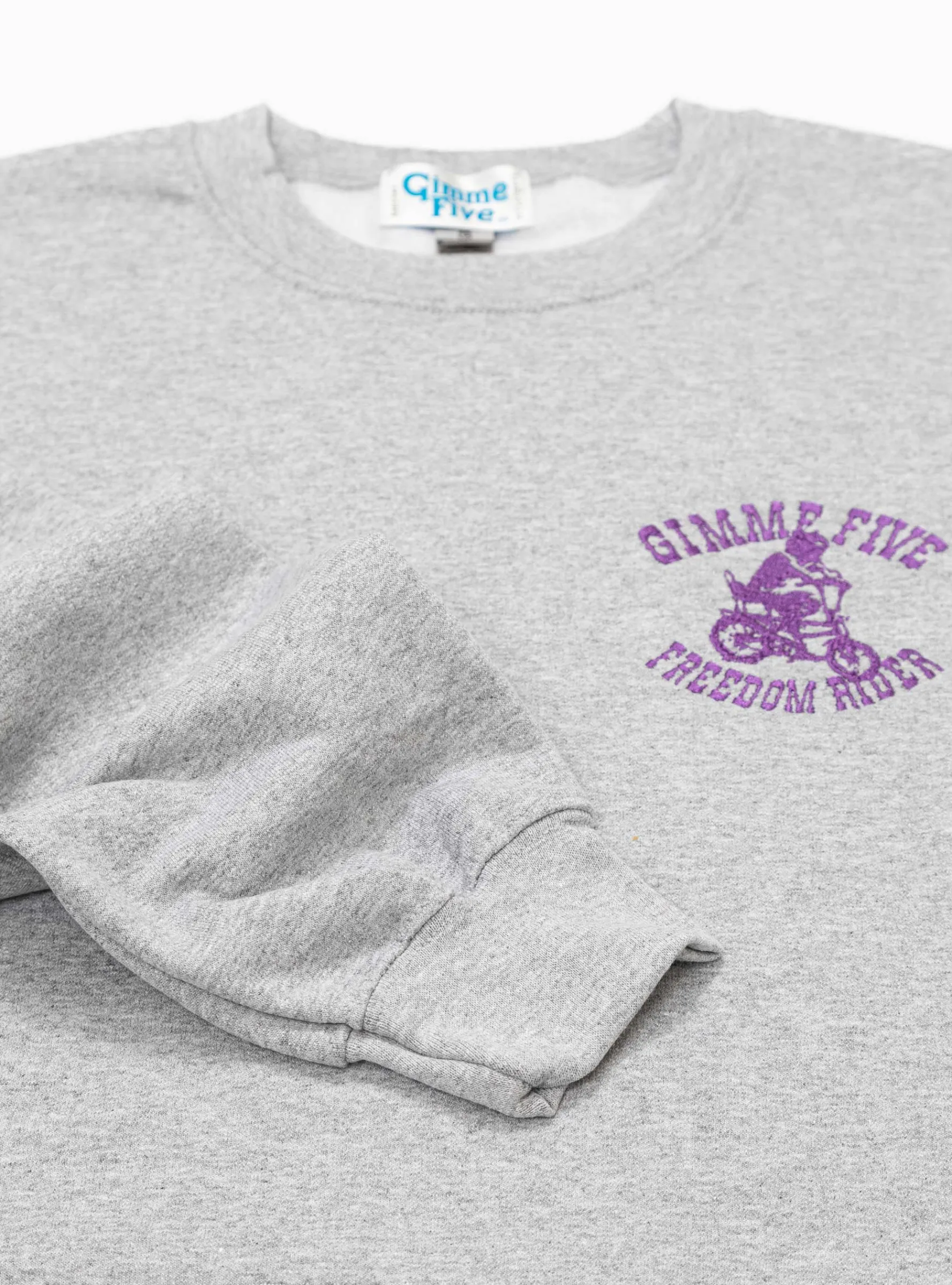 Freedom Rider Sweatshirt Grey<Gimme Five Sale