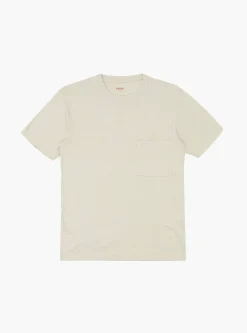 Gauze Jersey Pocket Tee Ivory<Kapital New