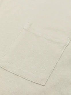 Gauze Jersey Pocket Tee Ivory<Kapital New