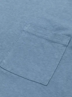 Gauze Jersey Pocket Tee Light Blue<Kapital Clearance