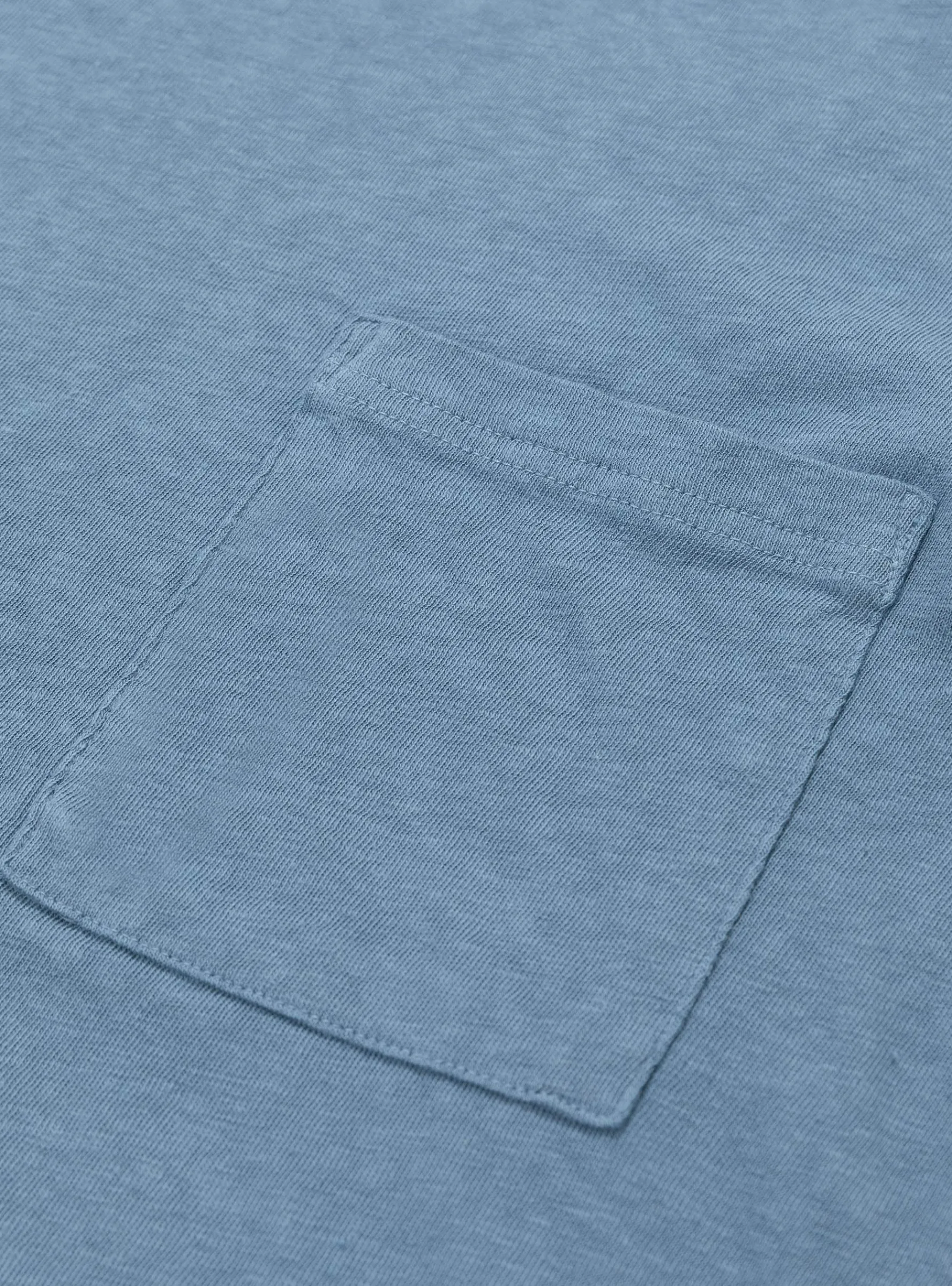Gauze Jersey Pocket Tee Light Blue<Kapital Clearance
