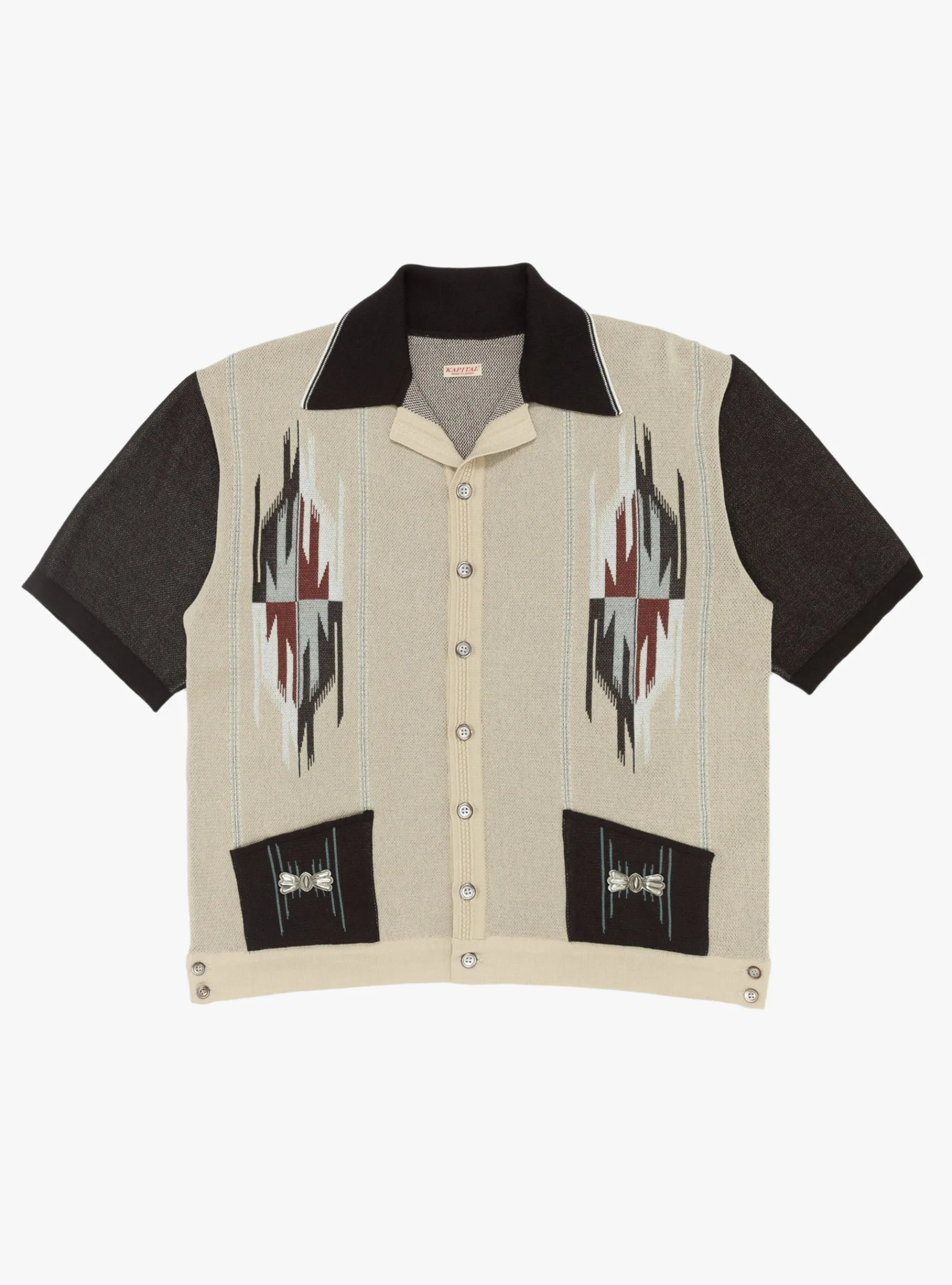 12G Cotton Knit Chimayo Aloha Polo Beige<Kapital Discount