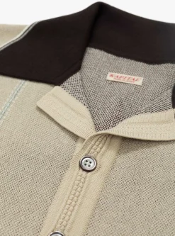 12G Cotton Knit Chimayo Aloha Polo Beige<Kapital Discount