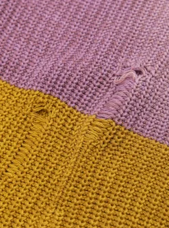 5G Cotton Knit Rugger Shirt Yellow and Pink<Kapital New