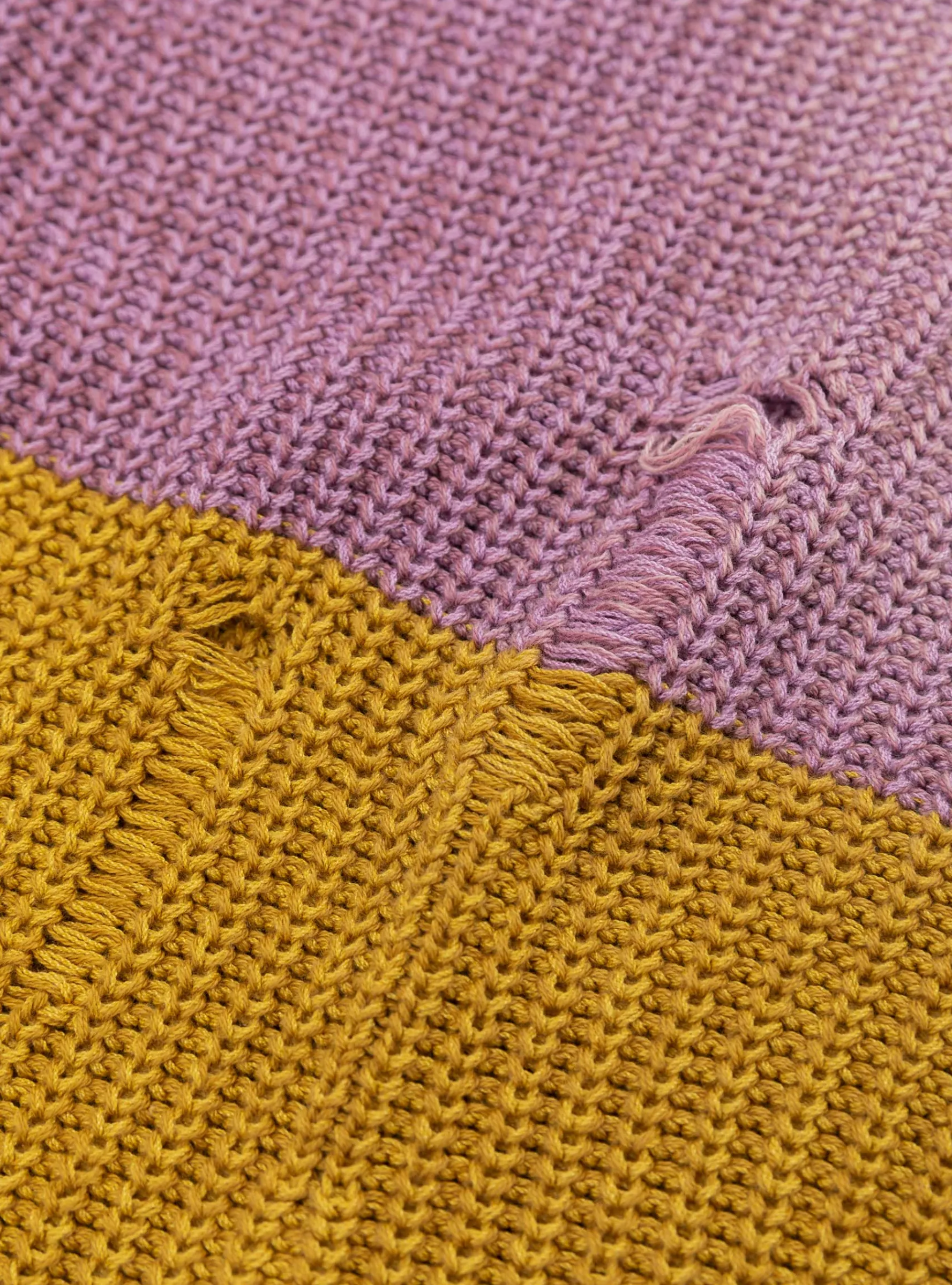 5G Cotton Knit Rugger Shirt Yellow and Pink<Kapital New
