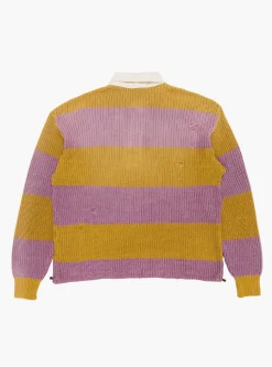 5G Cotton Knit Rugger Shirt Yellow and Pink<Kapital New