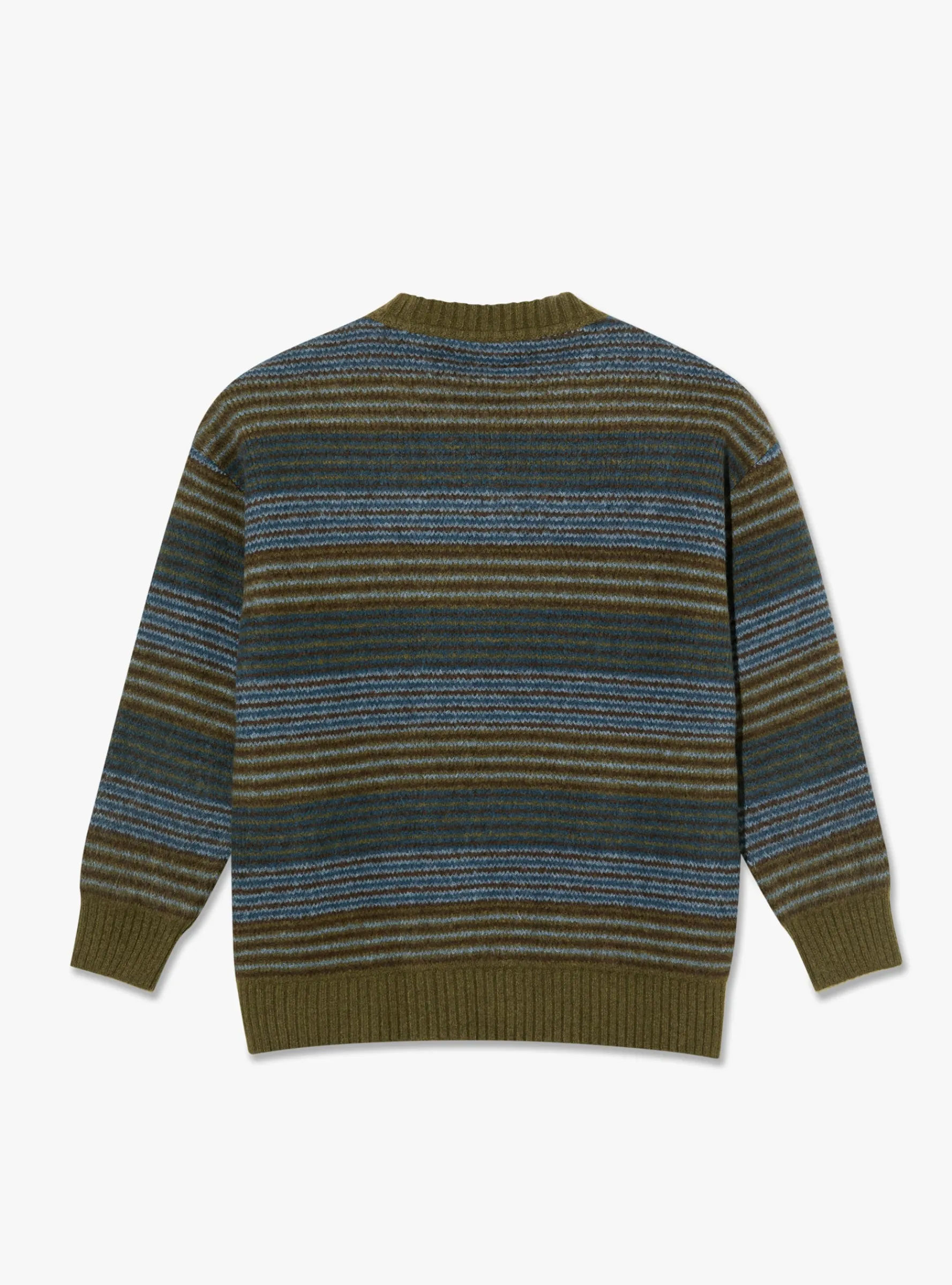 George Sweater Blue Green Stripe<Polar Skate Co. New