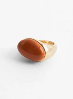 Gold Plated Brass Ring Gold<Helena Rohner Clearance