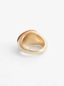 Gold Plated Brass Ring Gold<Helena Rohner Clearance