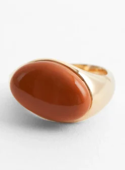 Gold Plated Brass Ring Gold<Helena Rohner Clearance