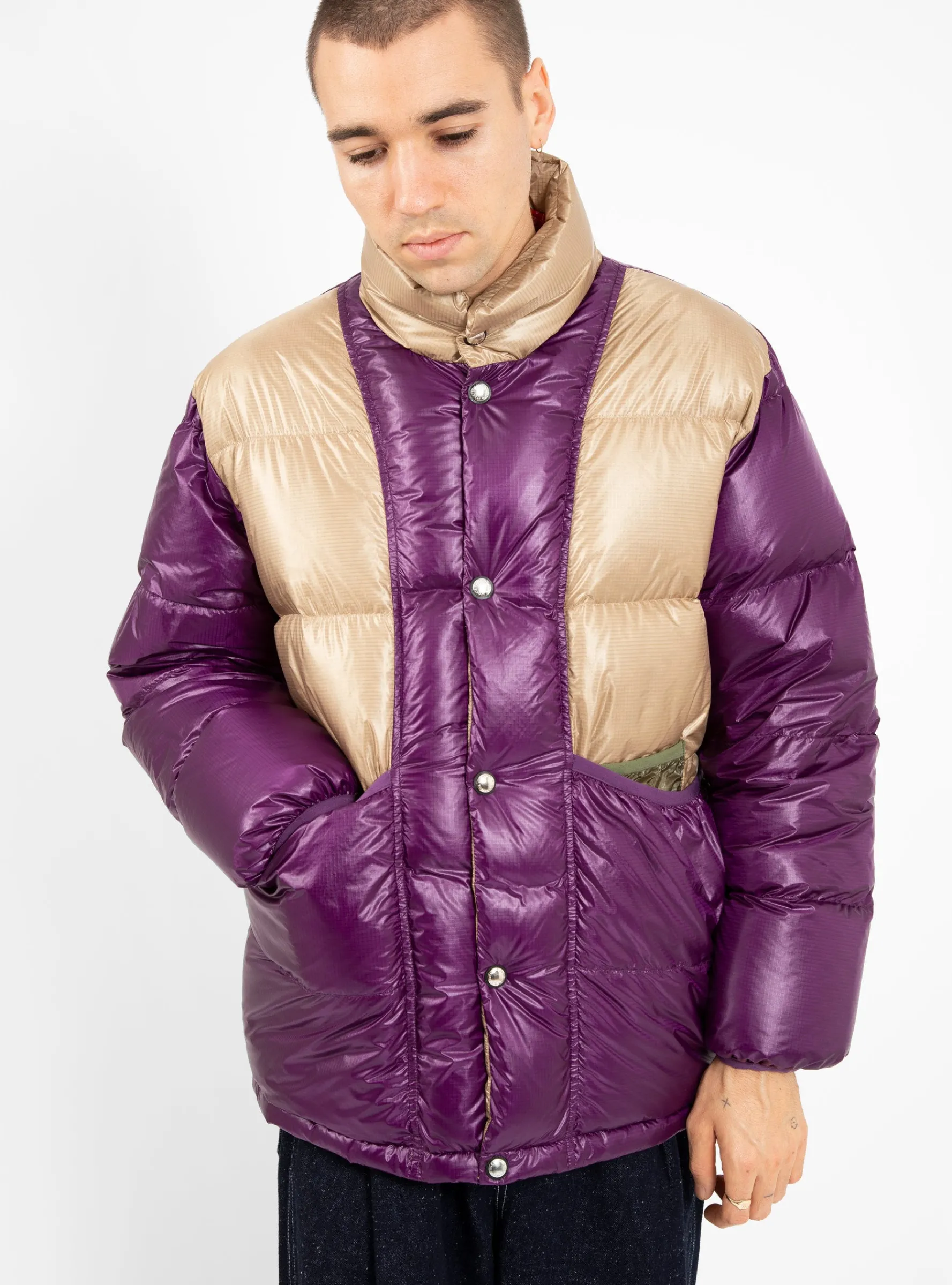 Goose Down Liner Purple<Garbstore Best