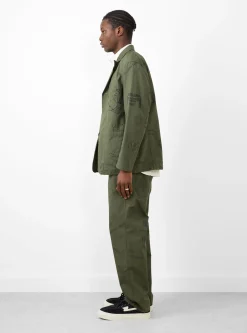 Graffiti Print Fatigue Pant Olive<Engineered Garments Sale
