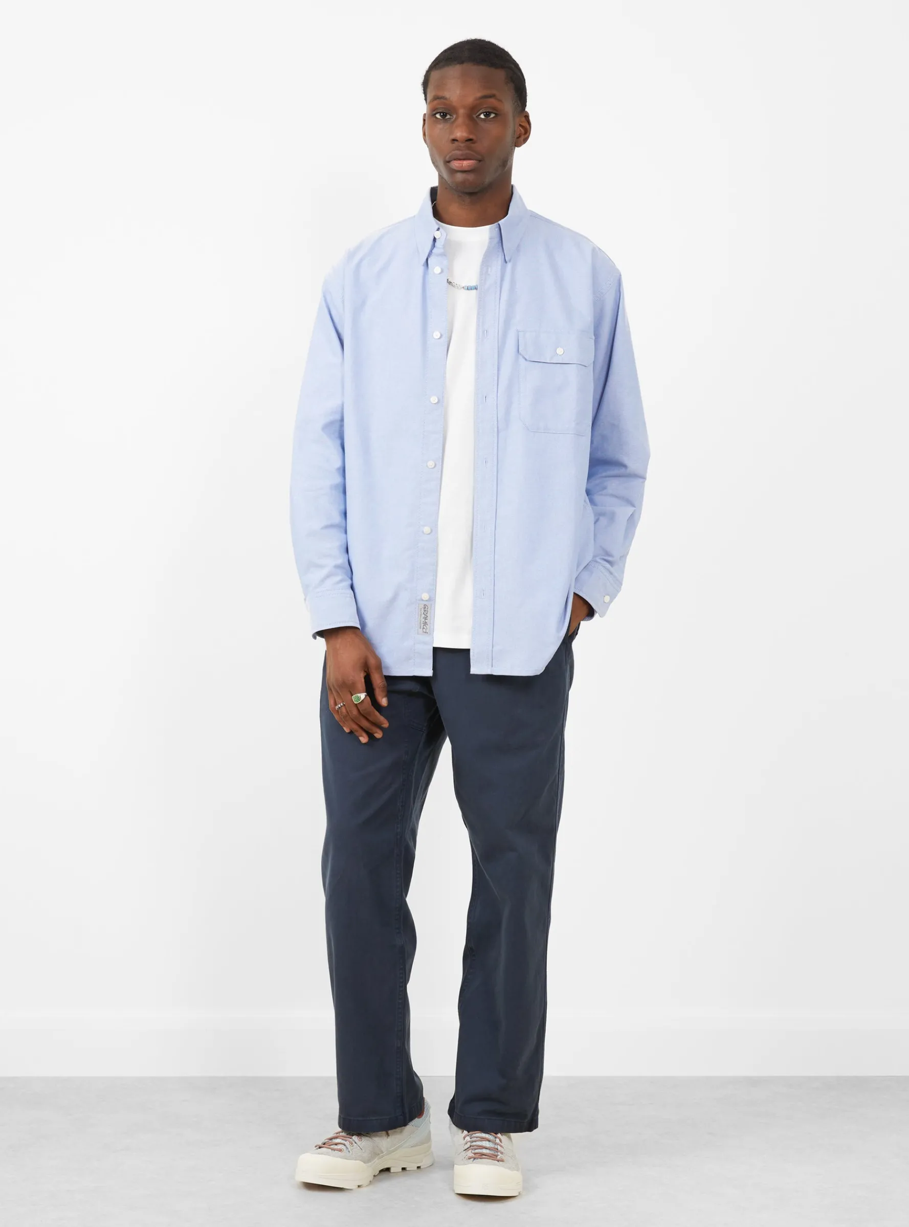 Straight Fit Pants Fossil Grey Pigment<Gramicci Outlet