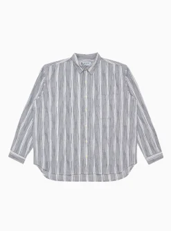 Grande V2 Shirt Grey Stripe<Garbstore Clearance