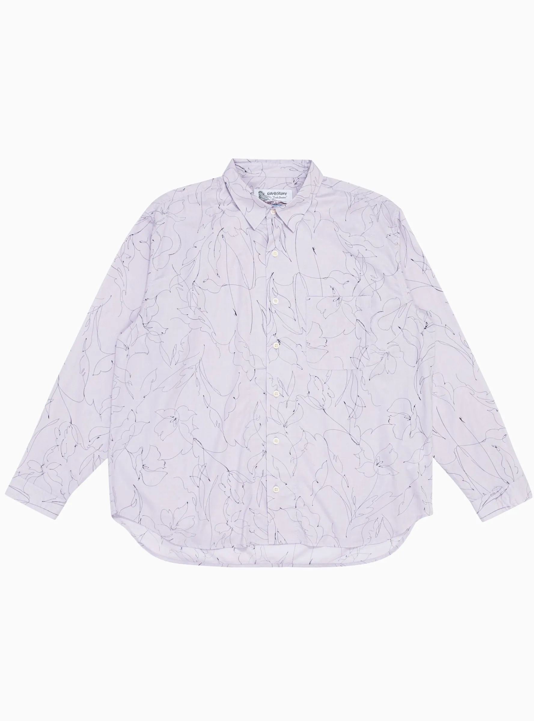 Grande V2 Shirt Lilac Floral<Garbstore Outlet