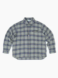 Grande Zip Shirt Blue<TDR Discount