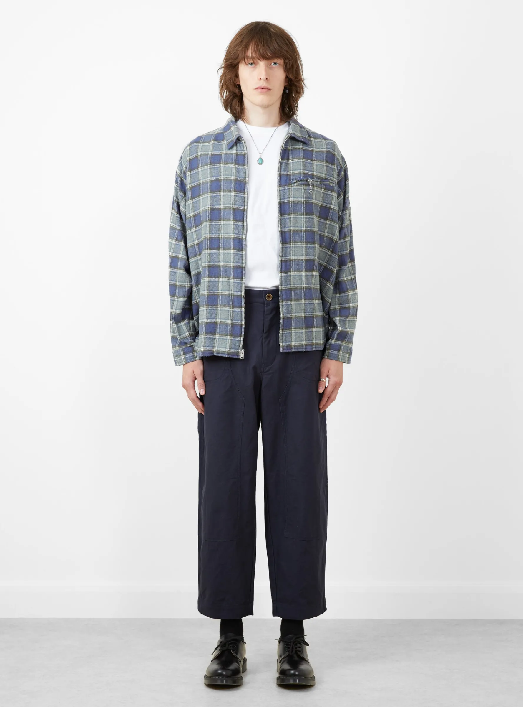 Grande Zip Shirt Blue<TDR Discount