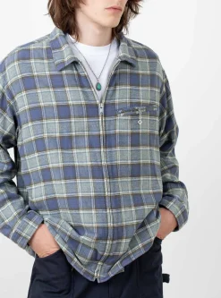 Grande Zip Shirt Blue<TDR Discount