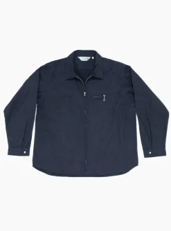 Grande Zip Shirt Navy<TDR Best
