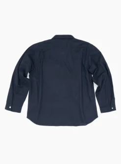 Grande Zip Shirt Navy<TDR Best