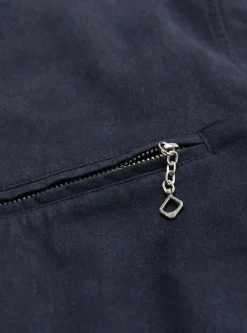 Grande Zip Shirt Navy<TDR Best