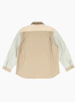 Grande Zip Shirt Tan<TDR Best