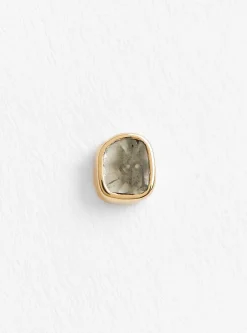 Grey Diamond Slice Single Earring<Celine Daoust Online