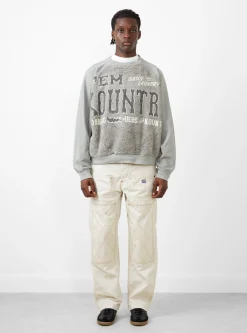 Grizzly Fur Sweatshirt Grey<Kapital Clearance