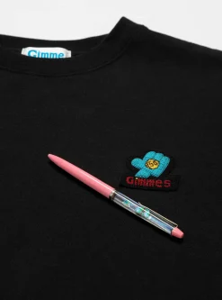 G5 x Tim Comix 5 Cents Crew & Pen Black<Gimme Five Fashion