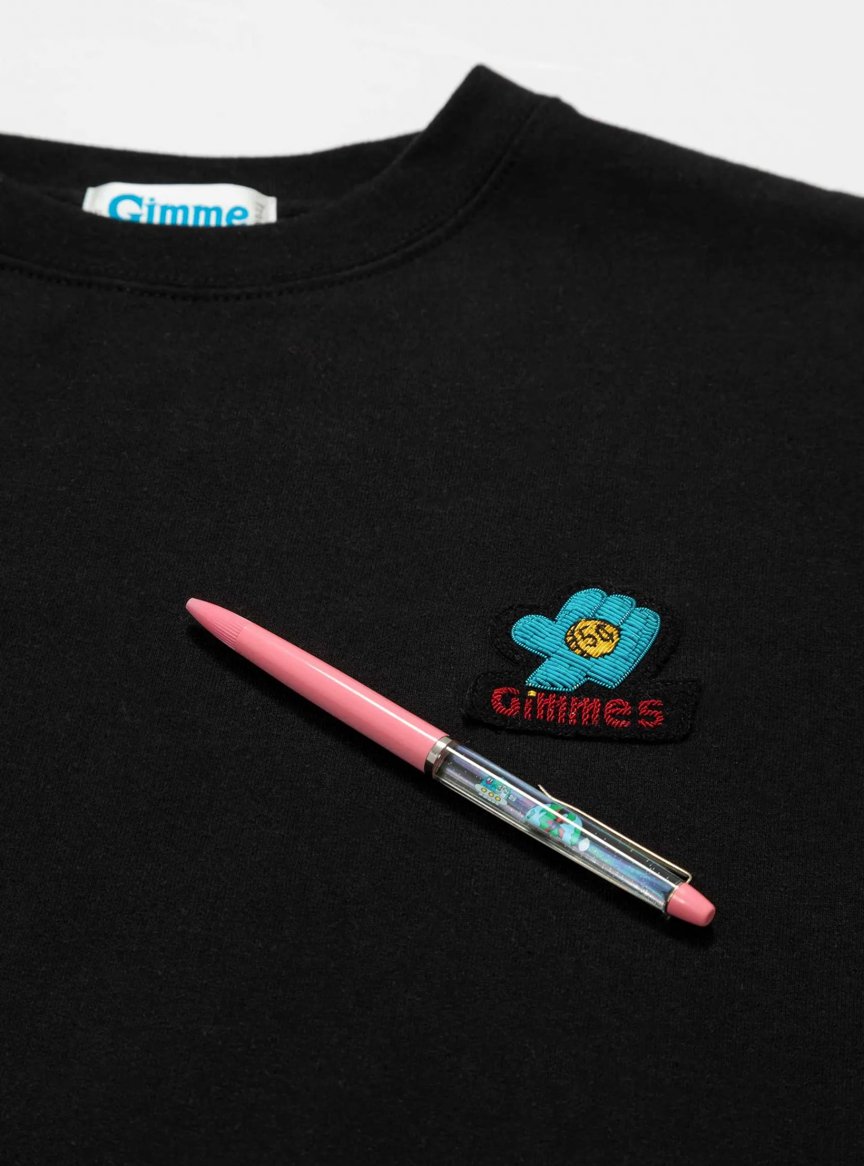 G5 x Tim Comix 5 Cents Crew & Pen Black<Gimme Five Fashion