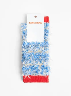 Hairy Handsome Chair Socks Femme, Blue Hairy Chair<Henrik Vibskov Discount