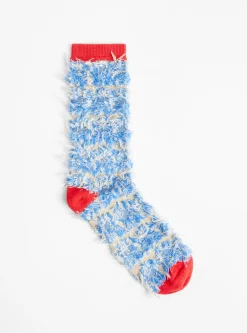 Hairy Handsome Chair Socks Femme, Blue Hairy Chair<Henrik Vibskov Discount