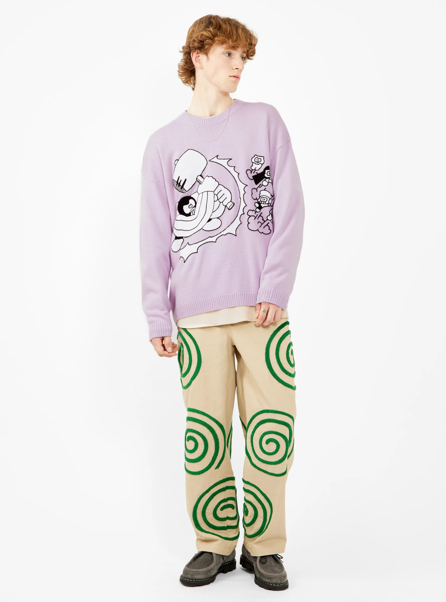 Hammer Sweater Lilac<Brain Dead Outlet