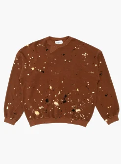 Hand Dye Twist Sweat Brown<NOMARHYTHM TEXTILE New