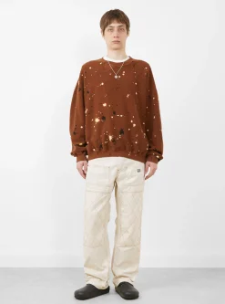 Hand Dye Twist Sweat Brown<NOMARHYTHM TEXTILE New