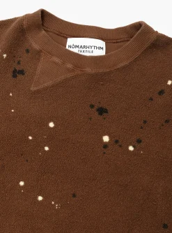 Hand Dye Twist Sweat Brown<NOMARHYTHM TEXTILE New