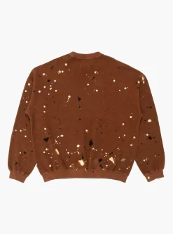 Hand Dye Twist Sweat Brown<NOMARHYTHM TEXTILE New