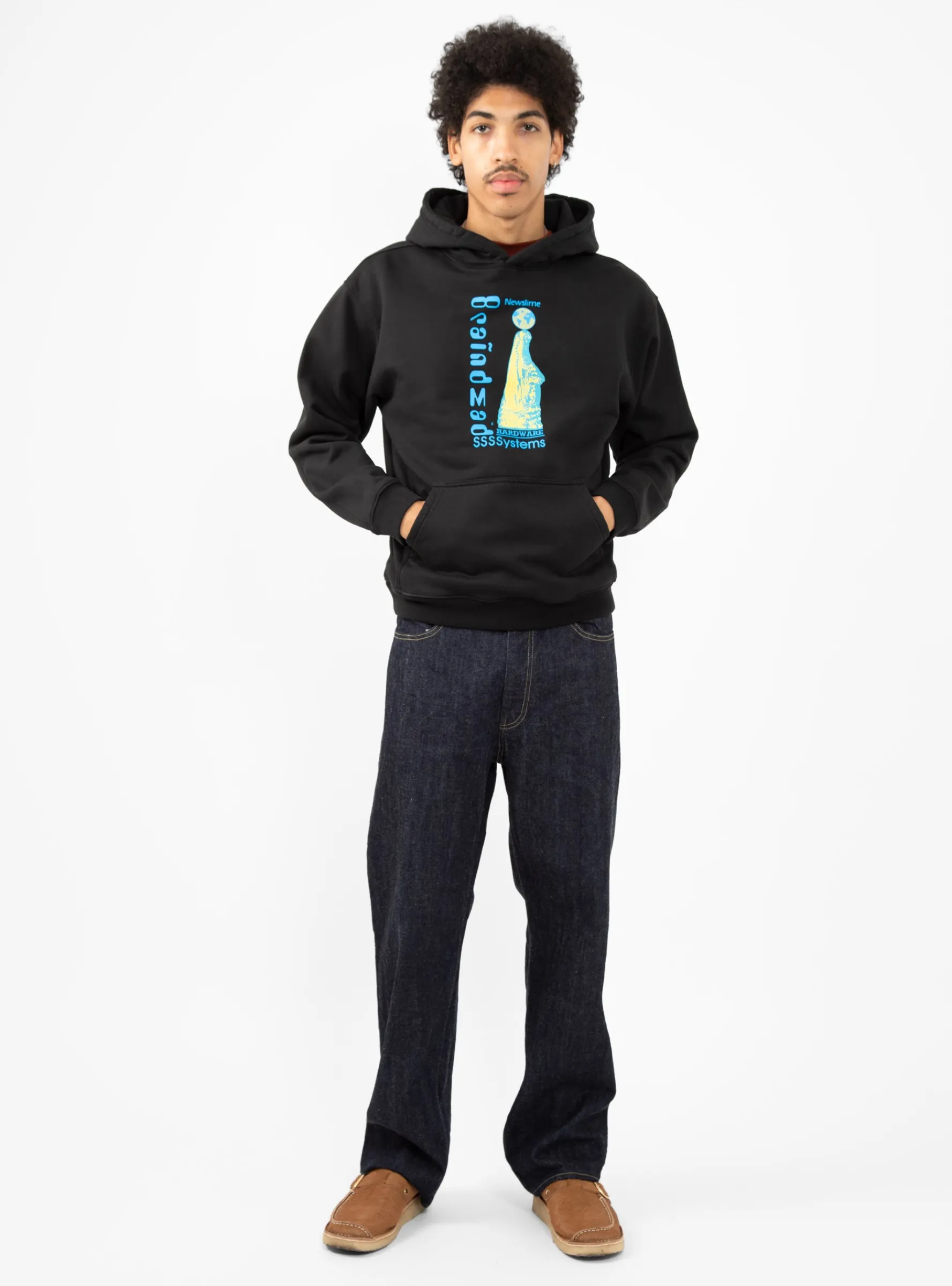 Hardware Systems Hoodie Black<Brain Dead Clearance