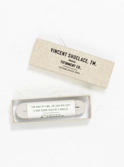 H.COOPER Shoelaces Oatmeal Grey<Vincent Shoelace Online