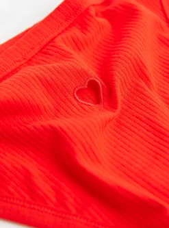 Heart Bell Pants My Red<Baserange Hot