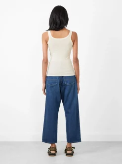 Heart Tank Top Undyed<Baserange Hot