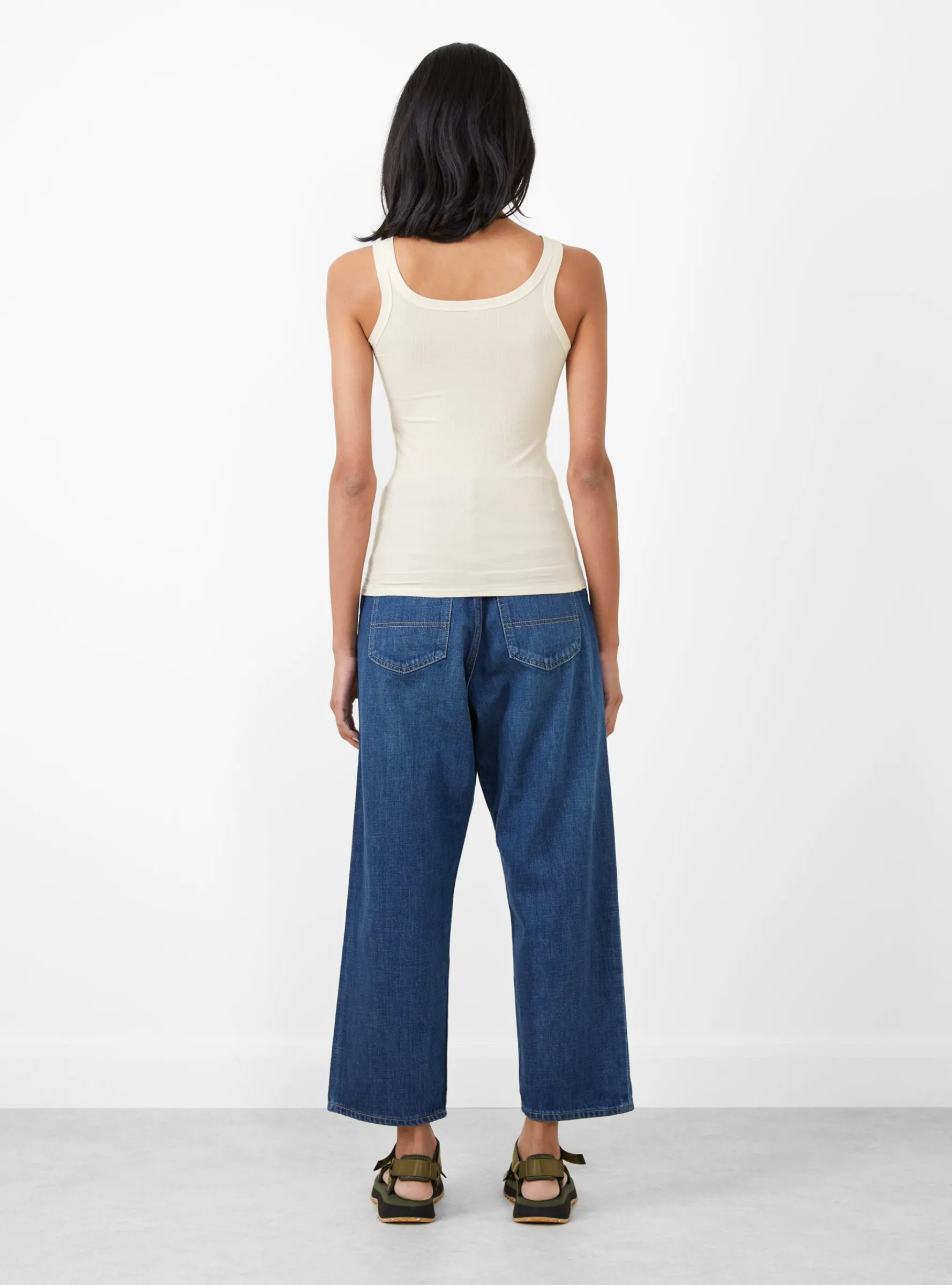 Heart Tank Top Undyed<Baserange Hot