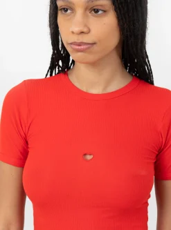 Heart T-Shirt My Red<Baserange Fashion