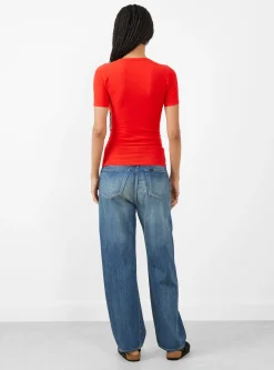 Heart T-Shirt My Red<Baserange Fashion