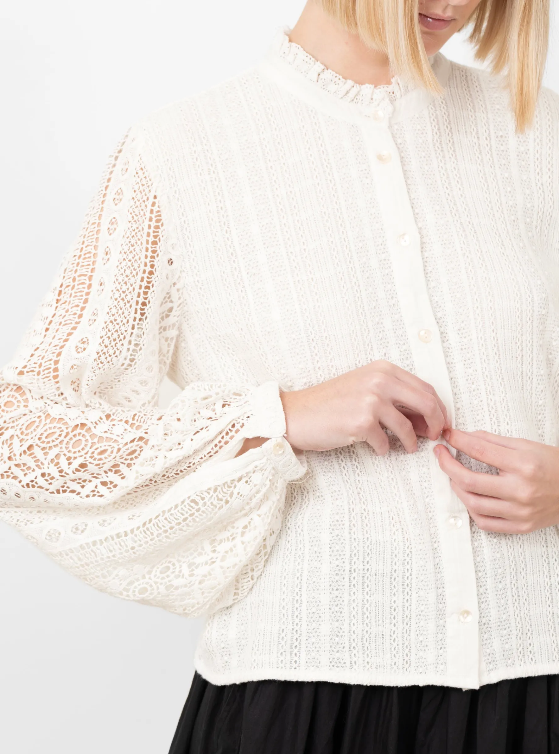 Heavenly Shirt Off White<Skall Studio Best