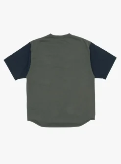 Henleyneck Baseball Tee Charcoal and Navy<Sedan All-Purpose Sale
