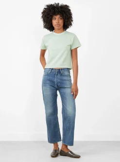 Hi'Aka Pigment Dye Shortsleeve T-Shirt Sea Foam<Sunray Sportswear Fashion