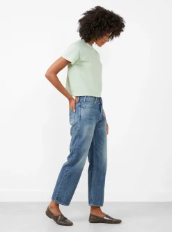 Hi'Aka Pigment Dye Shortsleeve T-Shirt Sea Foam<Sunray Sportswear Fashion