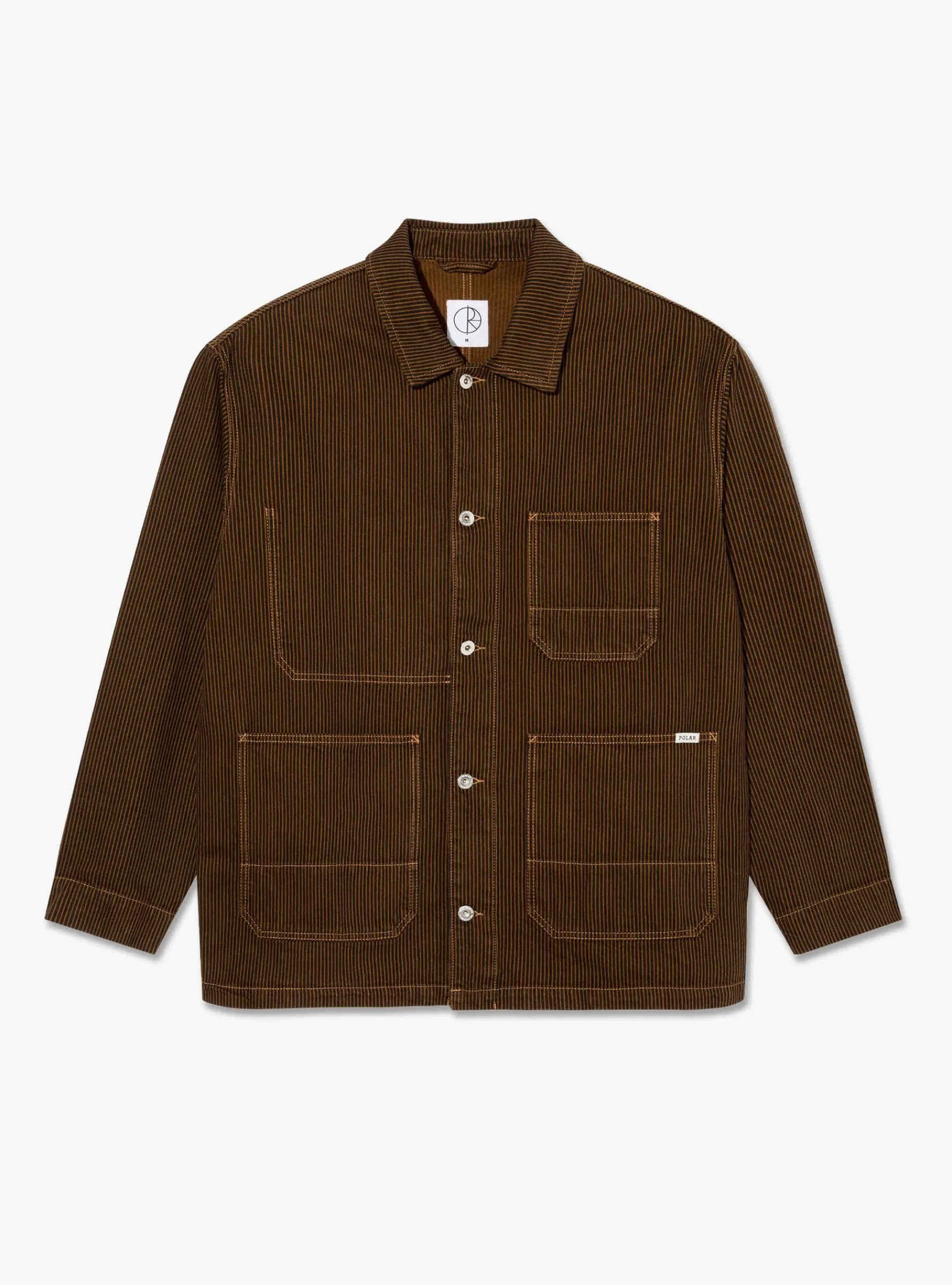 Hickory Stripe Ezra Jacket Rust<Polar Skate Co. New