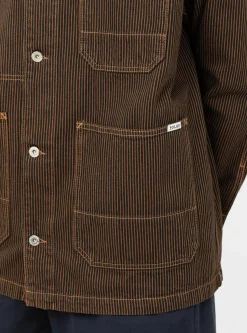 Hickory Stripe Ezra Jacket Rust<Polar Skate Co. New